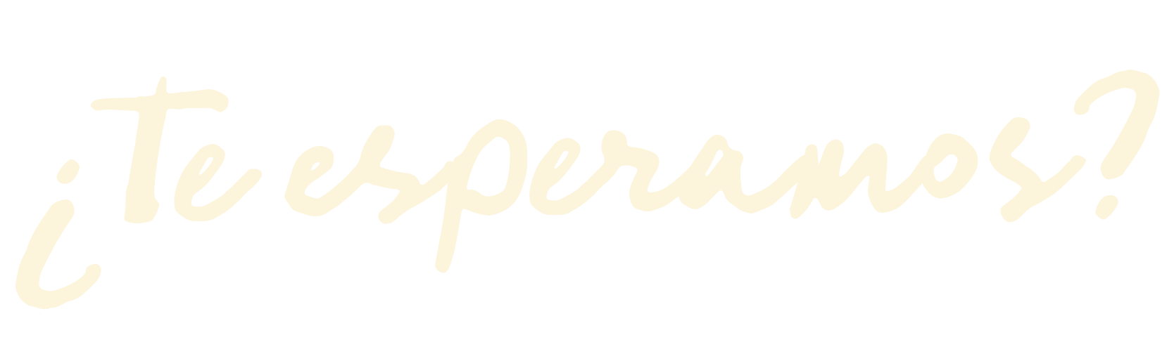Te esperamos?